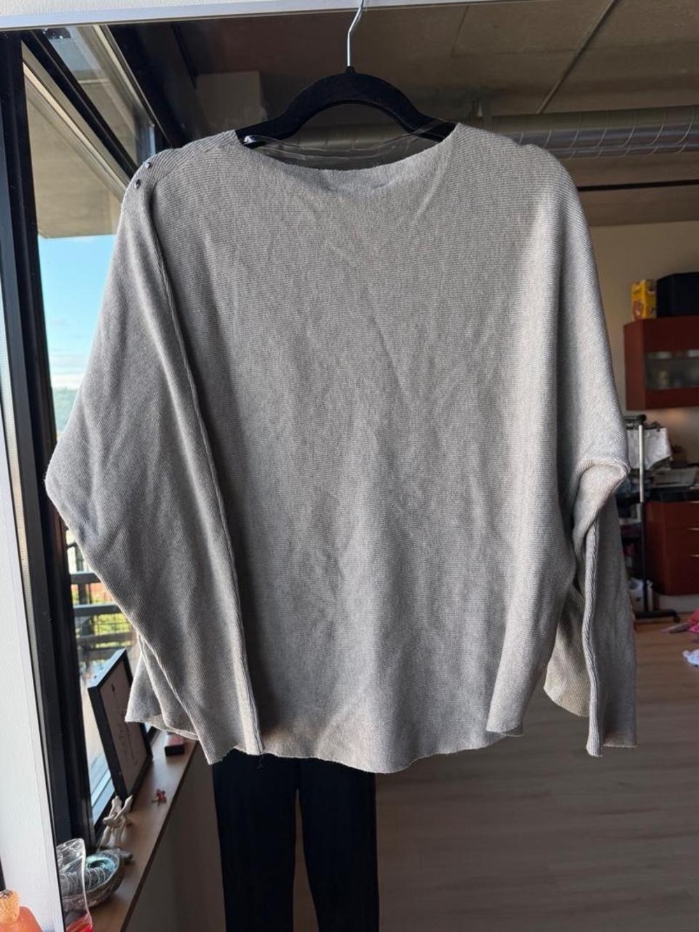 LIV Embellished Crewneck Sweater in Light Gray - Picture 7 of 8